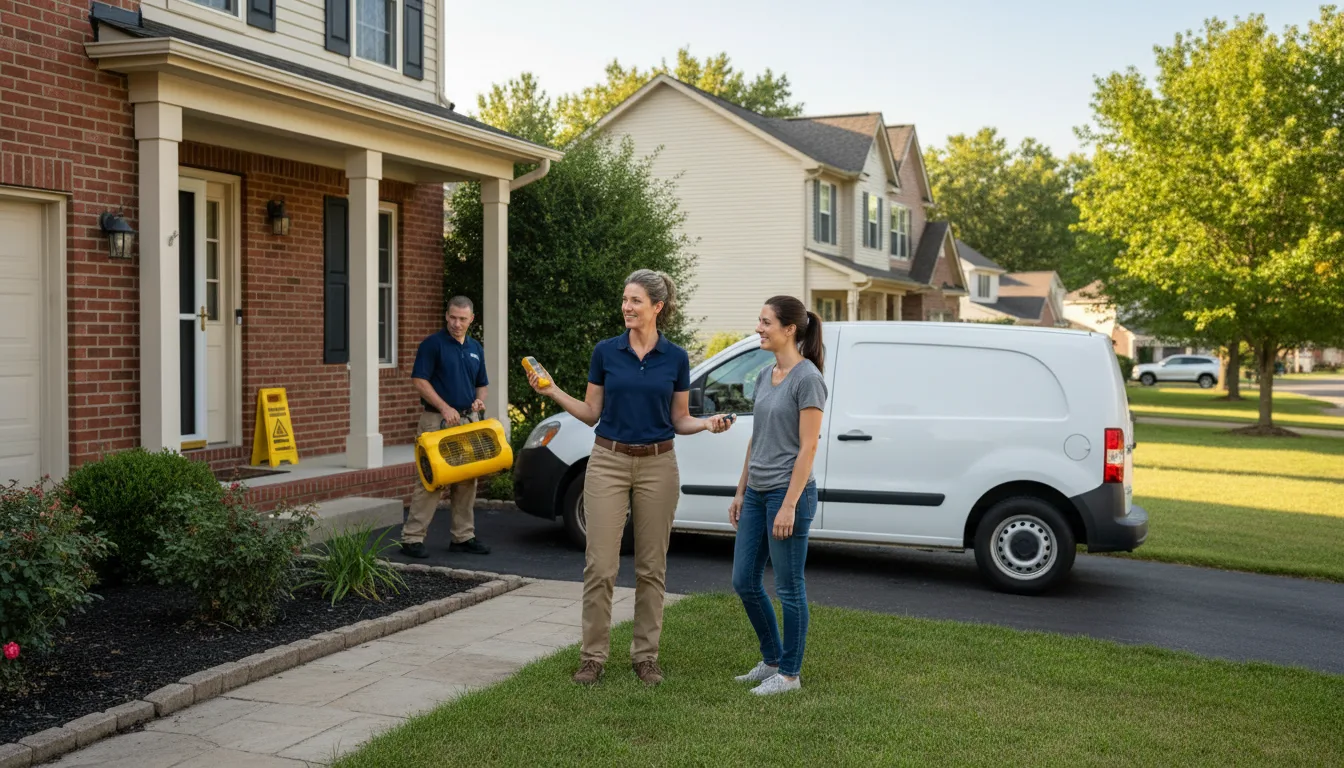 Residential water damage restoration in Puposky, MN